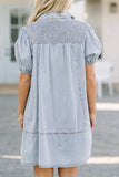 Women's Denim Babydoll Dress (Buy 2 Free Shipping)