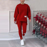 Women's Casual Sweatshirt Leggings Set