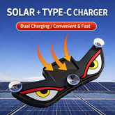Solar Demon Eye LED Car Window Light