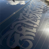 Gothic Windshield Decal
