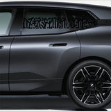 Gothic Windshield Decal