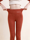 Casual Warm Winter Solid Pants