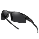 AeroTrace Air Semi-Rimless Polarized Sports Sunglasses for Fishing, Driving & Cycling