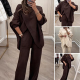 Women's 2-Piece Oversized Sweater & Pants SetšFree Shipping
