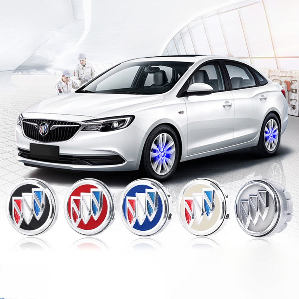 4PCS Self-powered Car Wheel Hub Floating Center Caps