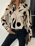 Elegant Printed Blouse for Women