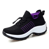 Comfortable women's shoes with air cushion support to reduce back and knee stress