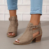 Women's Orthopaedic High Heel Leather Shoes