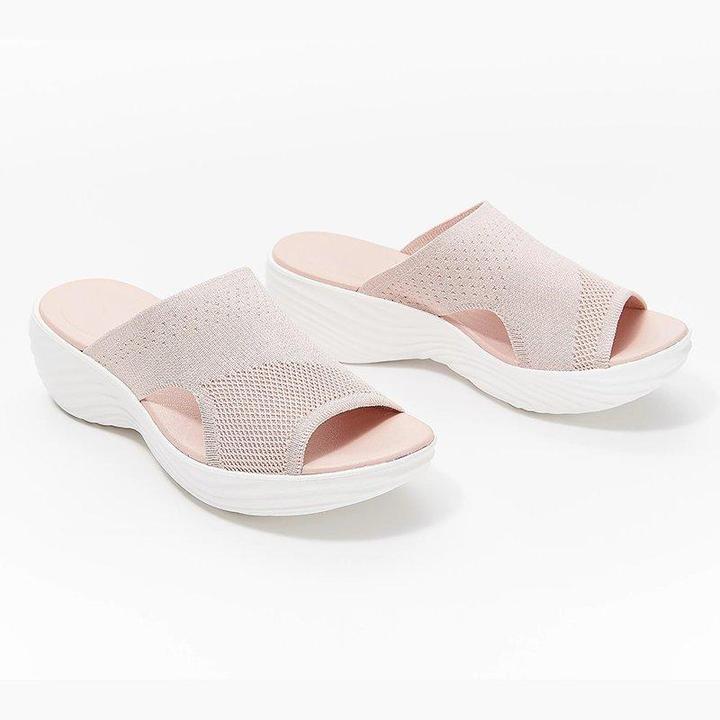 Upgraded Orthotic Slide Sandals, Knitted Sports Corrective Sandals