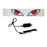 Crystal Eyes Led Car Sticker
